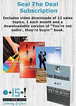 Seal the Deal Subscription with eBook- 12 Months of Video-Based Sales Training